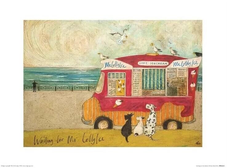 Kunstdruk Sam Toft - Waiting for Mr Lollyice