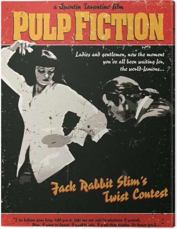 Obraz na płótnie Pulp Fiction - Twist Contest