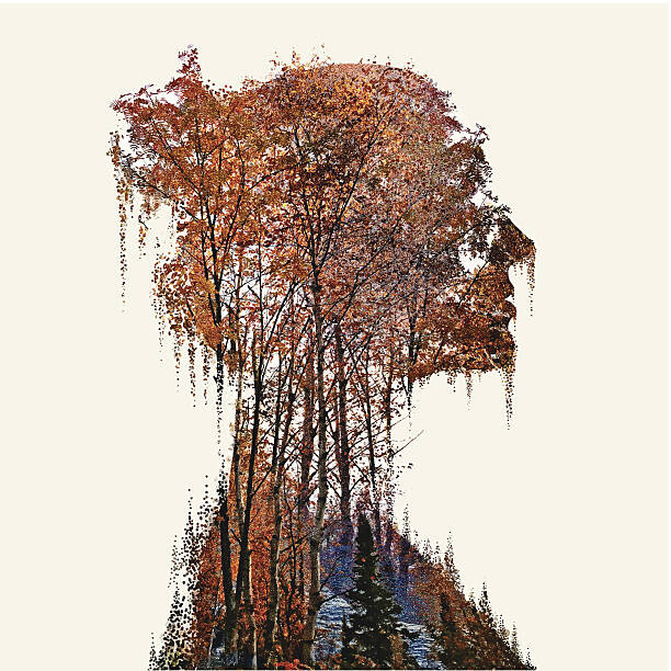 Levně Plakát, Obraz - Woman And Nature, GeorgePeters, 40 × 40 cm