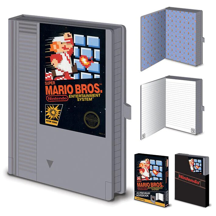 Quaderno Nintento - NES Super-Marion Metroid