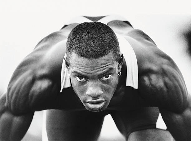Levně Plakát, Obraz - Portrait of determined runner, Digital Vision., 40 × 30 cm