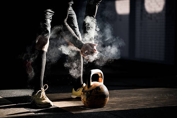 Levně Plakát, Obraz - Gym fitness workout: Man ready to, ilbusca, 40 × 26.7 cm