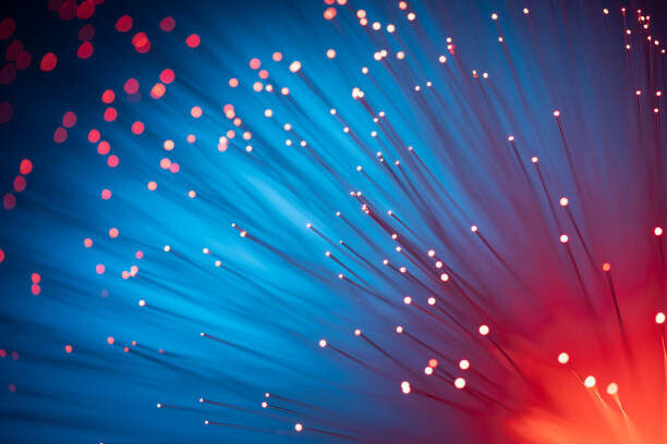 Levně Plakát, Obraz - Illuminated Fiber Optics Abstract Background, MirageC, 40 × 26.7 cm