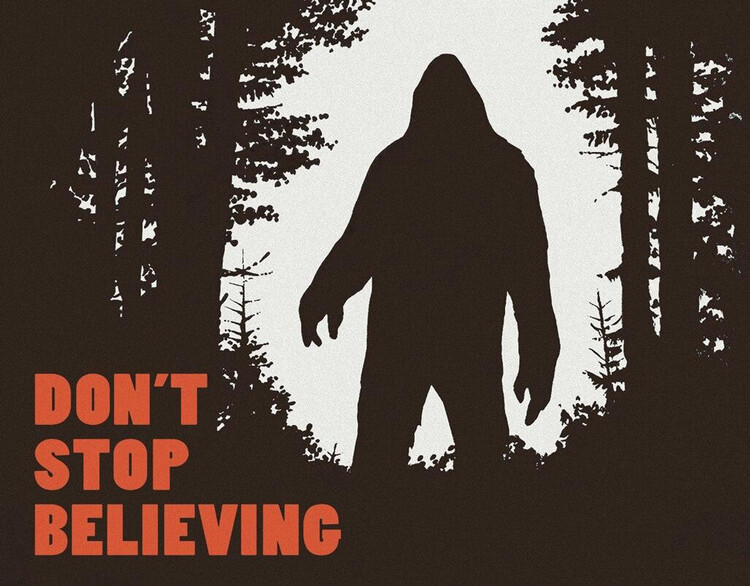 Plechová ceduľa Don't Stop Believing