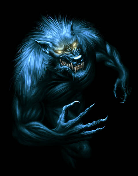 Ilustrace Werewolf, Refluo, 30 × 40 cm