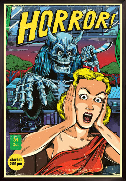 Levně Plakát, Obraz - Horror poster, Man_Half-tube, 26.7 × 40 cm