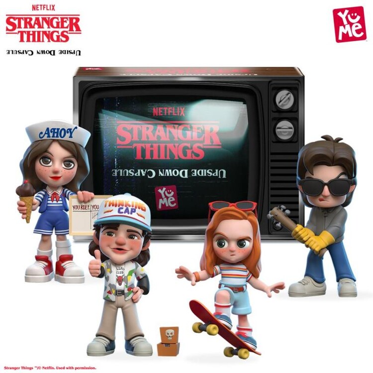 Stranger Things Yume Toys NEAR COMPLETE Base factory Set Cards