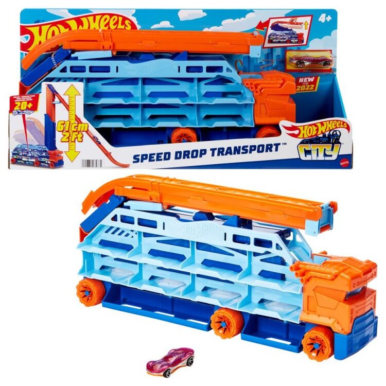 Hot Wheels - Tahač s vysokou dráhou
