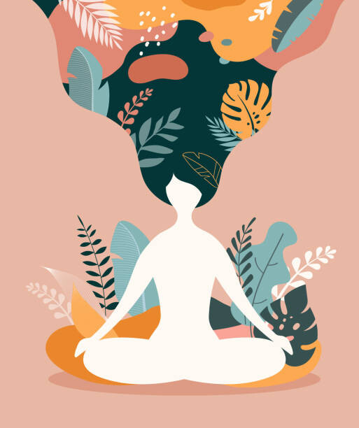 Plakát, Obraz - Mindfulness, meditation and yoga background in, ma_rish, 33.5 × 40 cm
