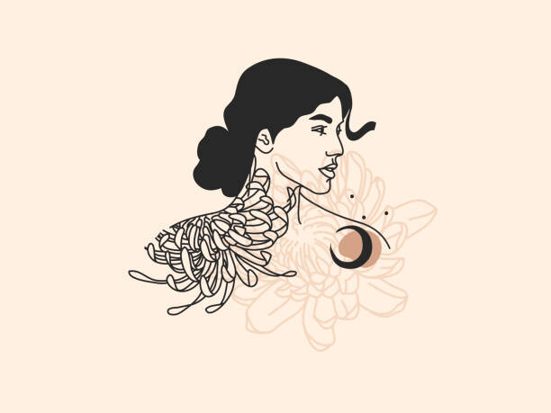 Ilustrace Hand drawn vector abstract stock flat, Anastasiia Zvonary, 40 × 30 cm