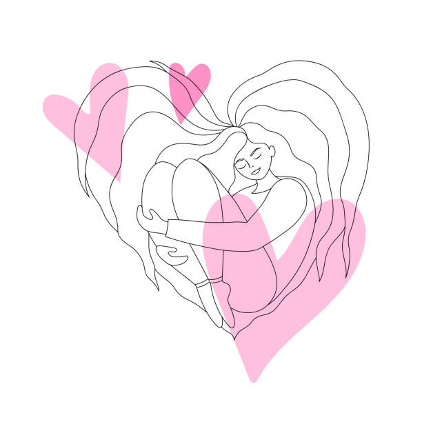 Levně Plakát, Obraz - Self love, health, beauty and wellness concept, Irina Nurtdinova, 40 × 40 cm