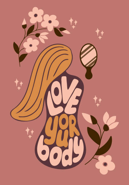 Levně Plakát, Obraz - Self-love vintage typographic composition, Olena Zhuravska, 26.7 × 40 cm