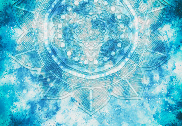 Levně Plakát, Obraz - Abstract mandala graphic background, jakkaje808, 40 × 26.7 cm