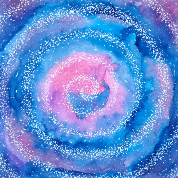 Levně Plakát, Obraz - abstract spiral universe background wallpaper spiritual, Benjavisa, 40 × 40 cm
