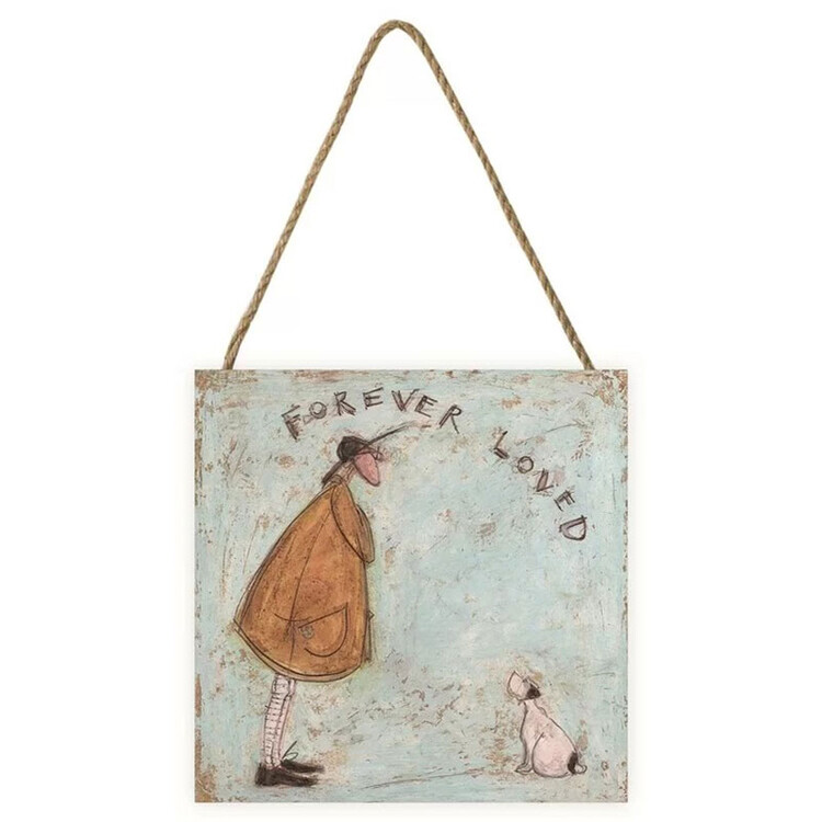 Levně Dřevěný obraz Sam Toft - Forever Loved, 20 × 20 cm
