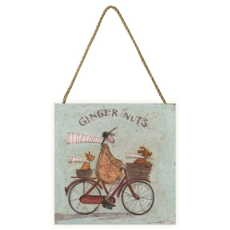 Levně Dřevěný obraz Sam Toft - Ginger Nuts, 20 × 20 cm