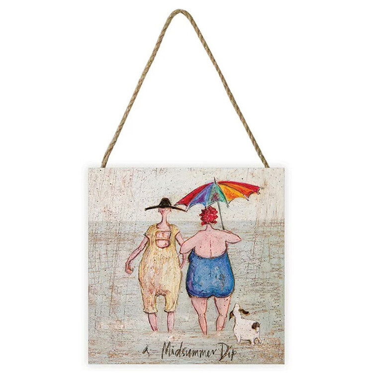 Bild auf Holz Sam Toft - A Midsummer Dip