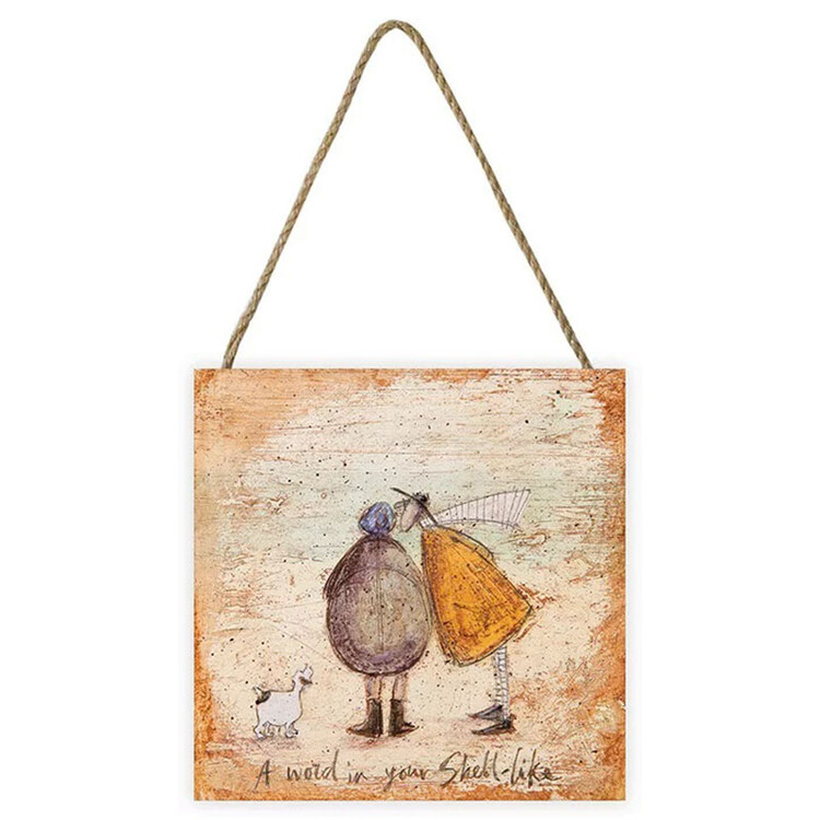Bild auf Holz Sam Toft - A word in your Shell like