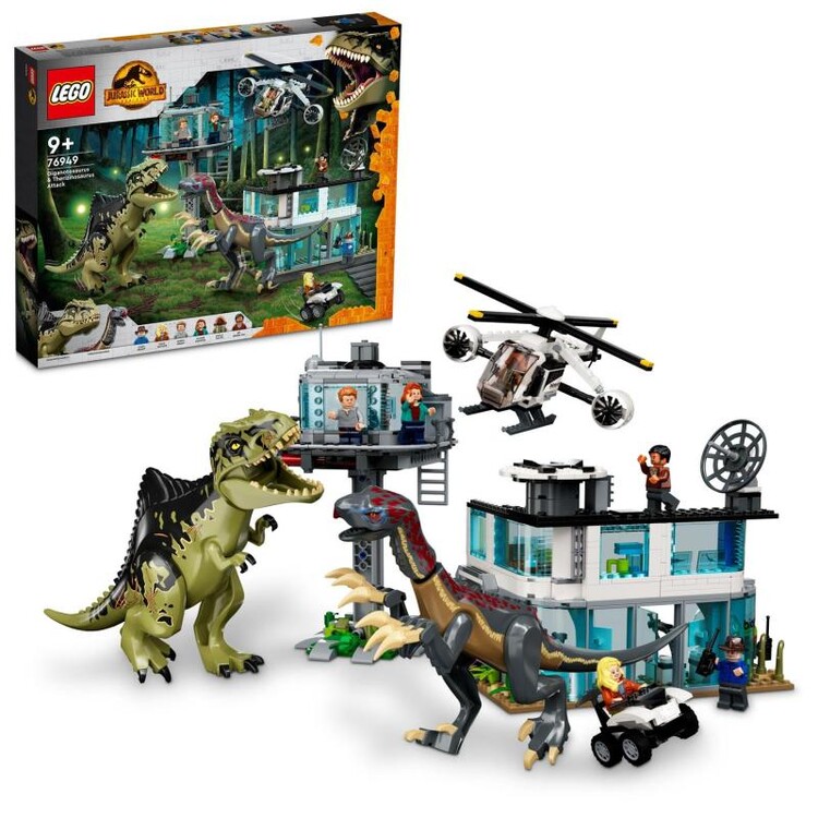 LEGO Jurský svět - Útok giganotosaura a therizinosaura 76949