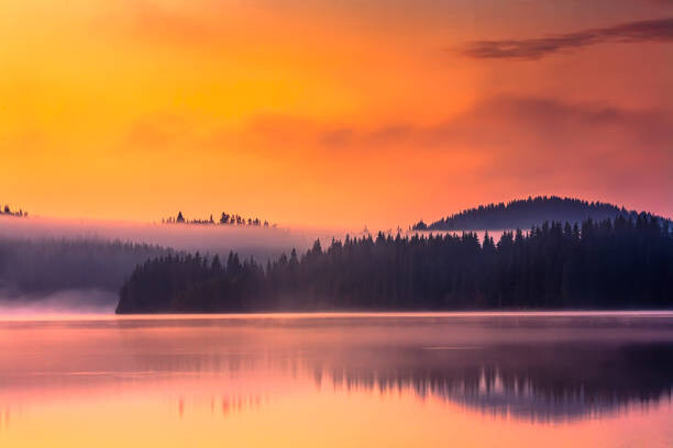 Levně Plakát, Obraz - Perfect Lake Morning, Evgeni Dinev Photography, 40 × 26.7 cm