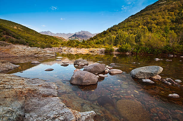 Levně Plakát, Obraz - River in Corsica, dulezidar, 40 × 26.7 cm