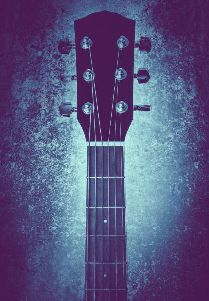 Levně Plakát, Obraz - Textured guitar neck, SEAN GLADWELL, 26.7 × 40 cm
