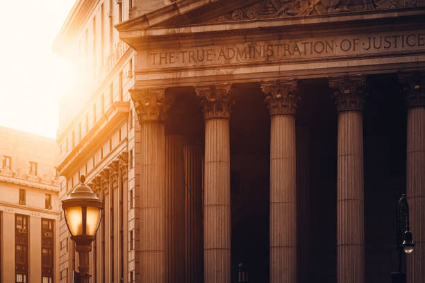 Levně Plakát, Obraz - New York County Supreme Court, kolderal, 40 × 26.7 cm