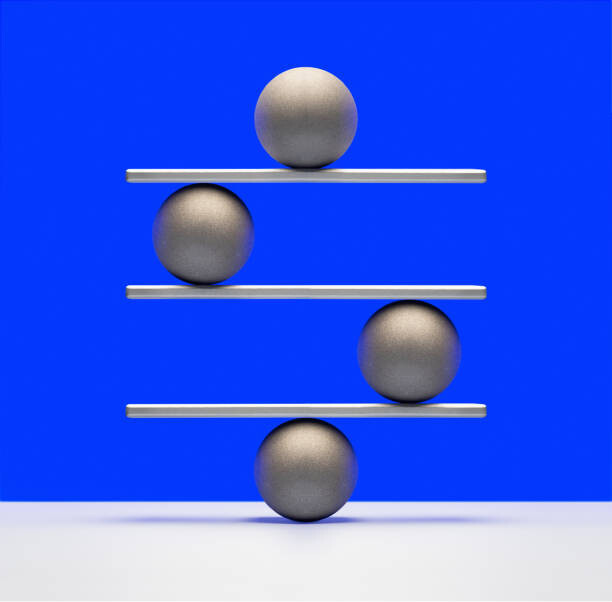 Levně Plakát, Obraz - Balance concept with balls, PM Images, 40 × 40 cm