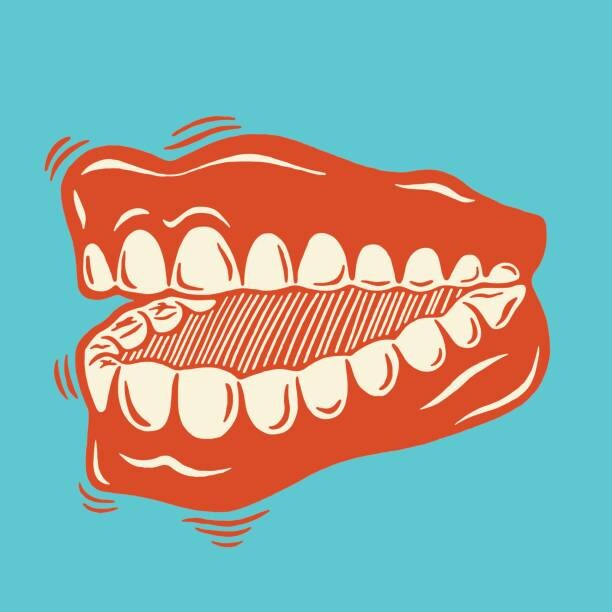 Levně Plakát, Obraz - Chattering Teeth, CSA-Printstock, 40 × 40 cm