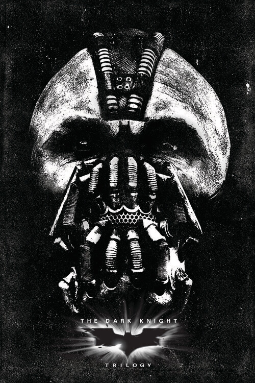 Umělecký tisk The Dark Knight Trilogy - Bane Mask, 26.7x40 cm