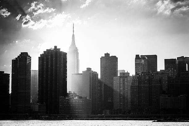 Levně Plakát, Obraz - New York City Skyline, cmart7327, 40 × 26.7 cm