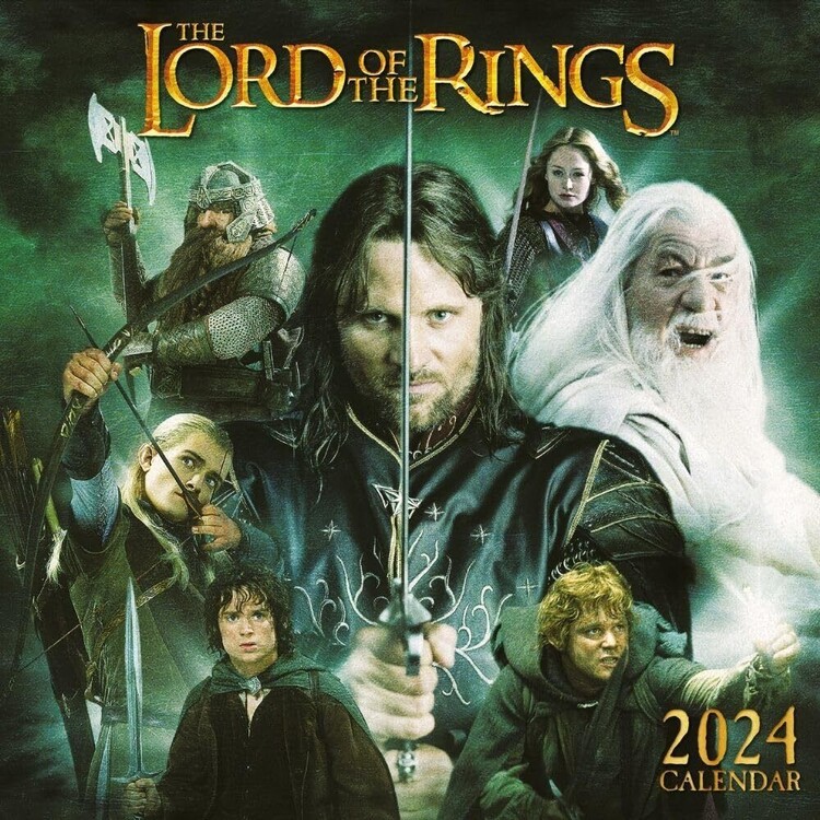 Calendario 2027 Lord of the Rings