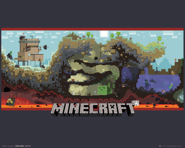 Poster Minecraft - Underground