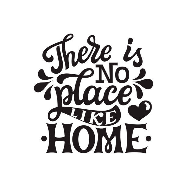 Levně Plakát, Obraz - There is no place like home, Viktoriia Hrypas, 40 × 40 cm