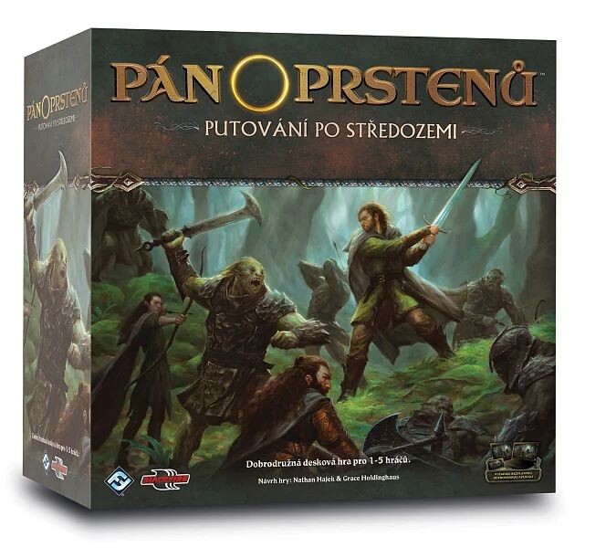 Dosková hra Pán prstenů -  Putování po Středozemi