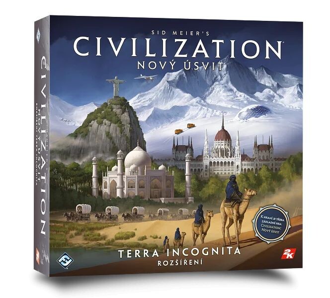 Desková hra Civilizace - Nový úsvit - Terra Incognita rozšíření