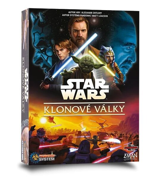 Desková hra Star Wars - Klonové války, Čeština, slovenština