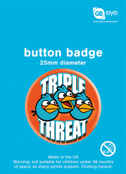 Button ANGRY BIRDS - Triple Threat