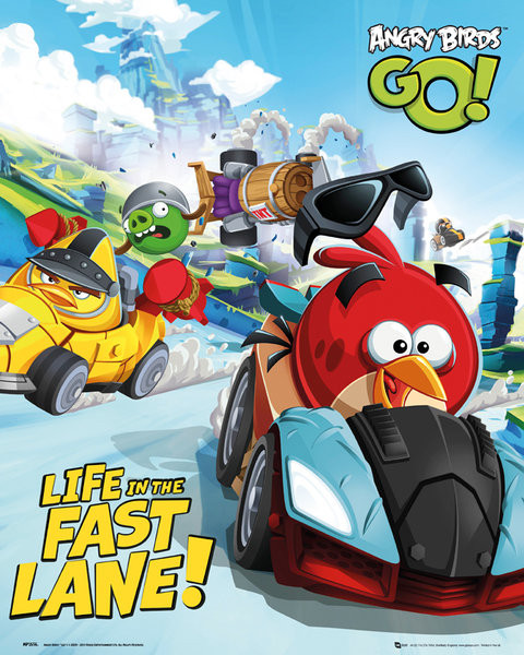 Poster Angry birds: Go! - race