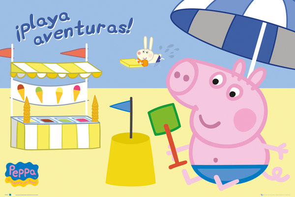 Poster PEPPA PIG - Seaside Adventure