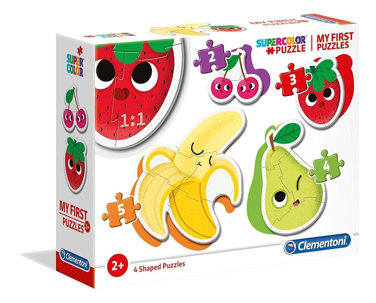 Levně Puzzle Fruits, 5 ks