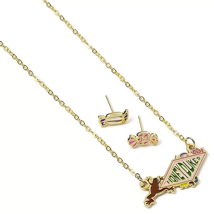 Vestiti Catena e orecchini Harry Potter - Honeydukes Logo