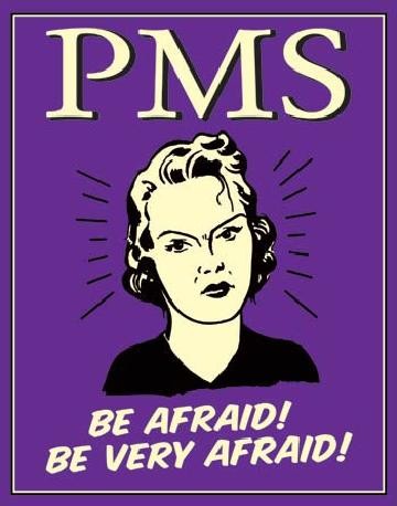 Metallschild PMS - Be Afraid! Be Very Afraid!