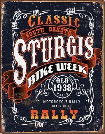 Plechová cedule STURGISS - Classic Rally