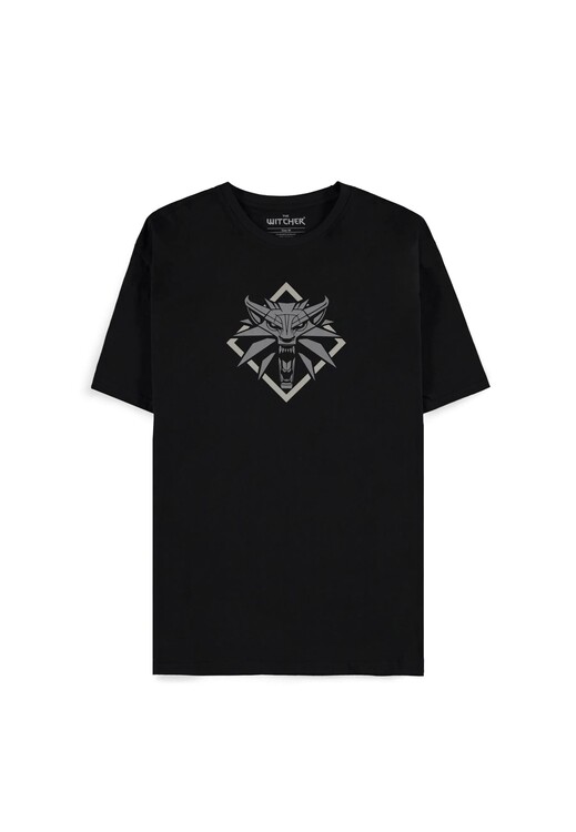 T-shirt The Witcher 3: Wild Hunt - Wolf Medailon Logo