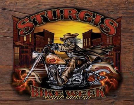 Metallschild STURGISS - Wild Bill '06