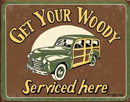 Metallschild MOORE - WOODY SERVICE