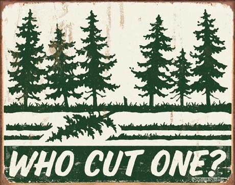 Metallschild SCHONBERG - Who Cut One?