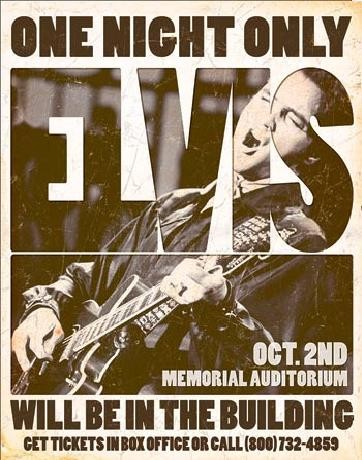 Metallschild ELVIS PRESLEY - One Night Only