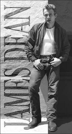 Metallschild JAMES DEAN - Rebel